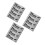 Black Adhesive Security Camera Warning Stickers for Public Spaces 5