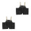 2Pcs Black Make A Bear Outfits Comfortable Cloth Plush Doll Clothes 6