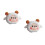 2Sets Needle Felting DIY Wool Felt Sheep White Handmade Craft Kit 6