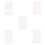 5Pièces Planner Rose 6 Trous Design Pailleté Élégant 9