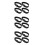 12Pcs Black Adjustable Cone Strap for Football and Soccer Training 7