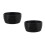 2Pcs Men's Shaving Soap Bowl with Comfortable Grip and Classic Style 6