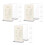 18Pcs Acrylic Tabletop Sign Holders Transparent Document Stands 3