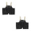 2Pcs Black Make A Bear Outfits Comfortable Cloth Plush Doll Clothes 5