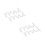 4Pcs White Soft Plush Pipe Cleaners for Creative DIY Crafting Uses 4