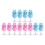 24Pcs Creative Rabbit Spring Toys Plastic Animal Playthings for Kids 1