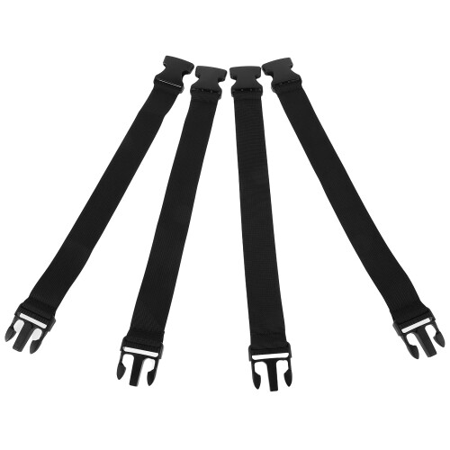12Pcs Black Adjustable Cone Strap for Football and Soccer Training 1