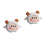 2Sets Needle Felting DIY Wool Felt Sheep White Handmade Craft Kit 7