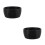 2Pcs Men's Shaving Soap Bowl with Comfortable Grip and Classic Style 5
