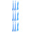 3Sets Blue Glass Crafting Foil Burnisher Plastic Hand Tool 8