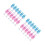 24Pcs Creative Rabbit Spring Toys Plastic Animal Playthings for Kids 6