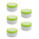 5Pcs Portable Puff and Container Soft Plush Green 7