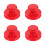 4Pcs Red Rubber Bowl Suction Handles Secure Portable Sound Bowl Tools 7