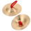 2Pairs Small Copper Finger Cymbals Kids Handheld Rhythm Training Tool 1