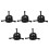 5Pcs Black Steel Blower Motor Puller Tool for Hvac Fan Wheel Removal 5
