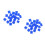 40Pcs Durable Blue Silicone Trombone Mutes Noise-Reducing Accessories 2