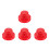 4Pcs Red Rubber Bowl Suction Handles Secure Portable Sound Bowl Tools 9
