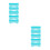 10Pcs Sky-Blue Flute Protective Film Covers ABS Plastic Instrument Use 7