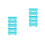 10Pcs Sky-Blue Flute Protective Film Covers ABS Plastic Instrument Use 6