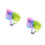 4Pcs Multi-Color ABS Fish Tank Plants Plastic Betta Fish Accessories 7