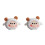 2Sets Needle Felting DIY Wool Felt Sheep White Handmade Craft Kit 5