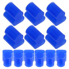 40Pcs Durable Blue Silicone Trombone Mutes Noise-Reducing Accessories