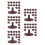 250Pcs Brown Plastic Model Tree Stand Base for Railroad Diorama Crafts 3