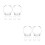 12Pcs Plastic Candy Storage Jars with Transparent Dome and Screw Lid 6