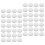 240Pcs White Precision Craft Mini Sponge Daubers Ink Blending Tools 3