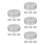 20Pcs Sturdy Silver Round Tin Boxes with Lid Clear Window Organizer 6