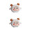 2Sets Needle Felting DIY Wool Felt Sheep White Handmade Craft Kit 4