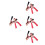 8Pcs Durable Battery Clips Copper Plated for Auto Repair 8
