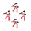 8Pcs Durable Battery Clips Copper Plated for Auto Repair 4