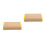 2Pcs Breathable Bamboo Summer Pillow Beige Cooling Headrest for Sauna 7