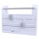 1Pc White Multifunctional Kitchen Storage Rack Paper Towel Holder 8