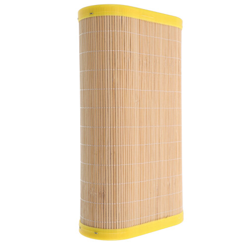 2Pcs Breathable Bamboo Summer Pillow Beige Cooling Headrest for Sauna 1