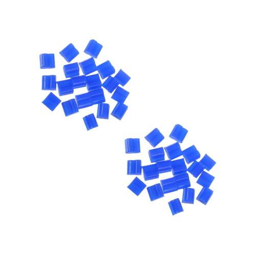 40Pcs Durable Blue Silicone Trombone Mutes Noise-Reducing Accessories 2