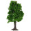 4Pcs Miniature Simulation Trees for Model Railways Green Plastic Decor 2