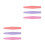6Pcs Assorted Color Nail Files Sponge Buffer Waterproof Nail Art Tool 4