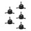 5Pcs Black Steel Blower Motor Puller Tool for Hvac Fan Wheel Removal 6