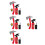 4Sets Firefighter Toy Set for Kids with Mini Plastic Fire Extinguisher 5