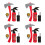4Sets Firefighter Toy Set for Kids with Mini Plastic Fire Extinguisher 6