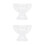 12Pcs Clear Glass Dessert Bowls Versatile Cocktail and Pudding Cups 7