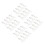 32Pcs White Plastic Water Flosser Hose Replacement for Oral Irrigators 4
