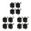 12Pcs Air Tool Retainer Springs High Durability Black Steel Fixing 7