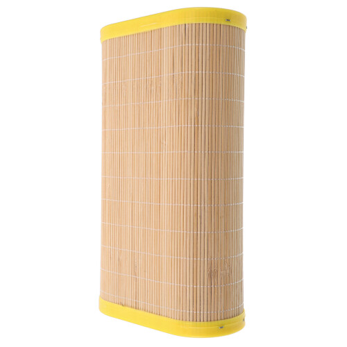 2Pcs Breathable Bamboo Summer Pillow Beige Cooling Headrest for Sauna 2