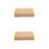 2Pcs Breathable Bamboo Summer Pillow Beige Cooling Headrest for Sauna 6