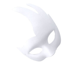 2Pcs Premium White Paper Masks DIY Masquerade Mask for Birthday Party