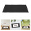 Black Thick Wool Blend Felt Desk Pad Calligraphy Painting Underlay 6