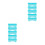 10Pcs Sky-Blue Flute Protective Film Covers ABS Plastic Instrument Use 5